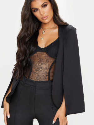 Black Cape Blazer