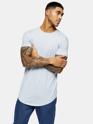 Light Blue Longline T-shirt