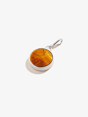 Tiger's Eye Gemstone Charm