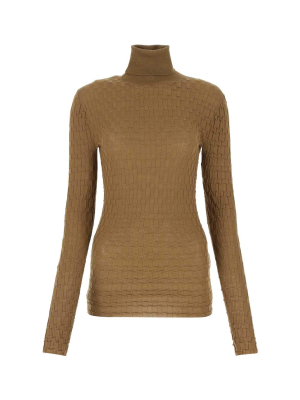 Versace Turtleneck Knit Sweater