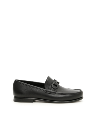 Salvatore Ferragamo Crown Horsebit Moccasins