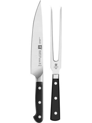 Zwilling Pro Carving Knife & Fork Set