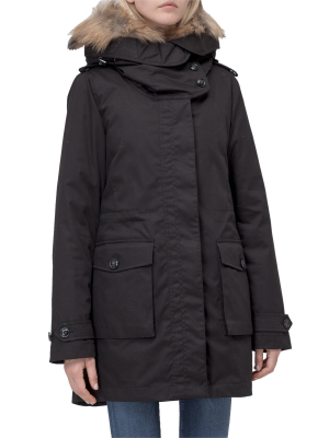 Woolrich Scarlett Reversible Hooded Parka Coat