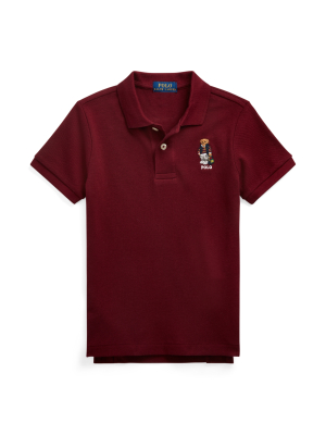 Polo Bear Cotton Mesh Polo