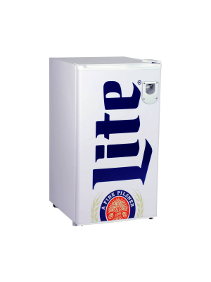 Miller Lite 3.2 Cu Ft Compact Fridge - White