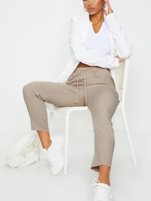 Taupe Diya Casual Trousers