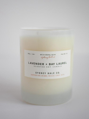 Lavender + Bay Laurel Soy Candle