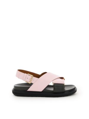 Marni Criss-cross Fussbett Sandals