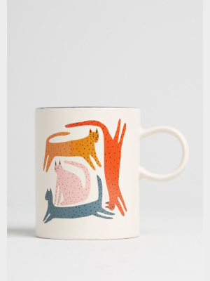 Colorful Purr-sonality Ceramic Mug