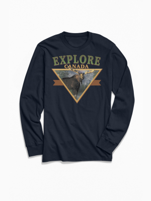 Travel Apparel Explore Canada Long Sleeve Tee