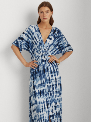 Tie-dye Linen Dress