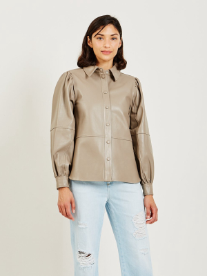 Lamb Leather Shirt