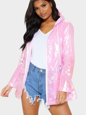 Cobie Pink Holographic Rain Mac