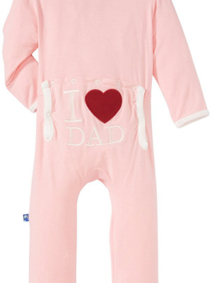 Kickee Pants I Love Dad Coverall