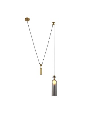 Cylinder Counterweight Pendant Light