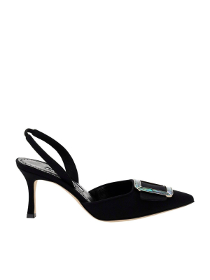 Manolo Blahnik Maysli Slingback Pumps