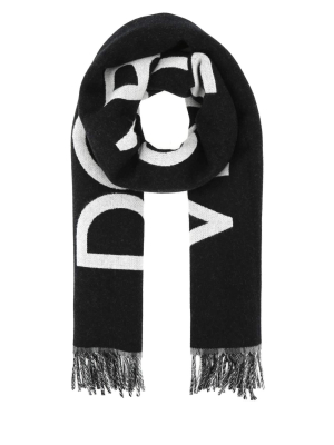 Dolce & Gabbana Logo Jacquard Scarf