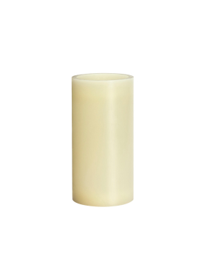 4" X 8" Vanilla Scented Led Pillar Candle Cream - Made By Design™