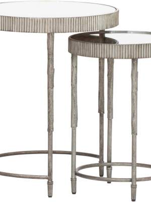 Accent Nesting Tables, Silver (set Of 2)