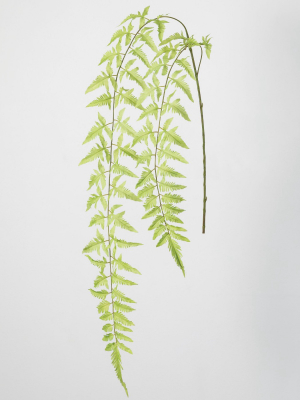 Sullivans Artificial Hanging Fern Spray 38.5"h Green