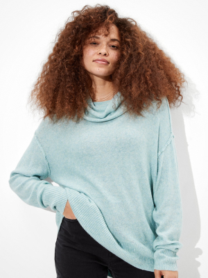 Ae Oversized Dreamspun Turtleneck Sweater