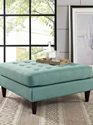 Era Upholstered Fabric Ottoman Laguna