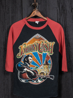 Johnny Cash Sunshine Raglan