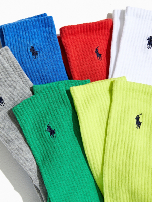 Polo Ralph Lauren Colorful Crew Sock 6-pack