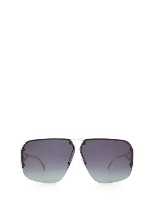 Bottega Veneta Eyewear Aviator Sunglasses