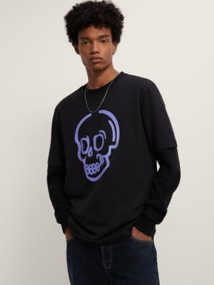 Skull Print T-shirt