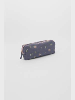 Floral Print Pencil Case