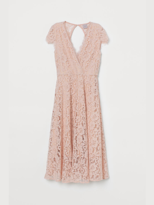 Lace V-neck Dress