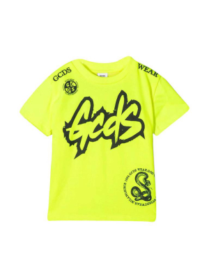 Gcds Kids Graphic Logo Printed T-shirt