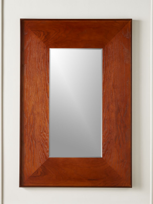 Rectangle Olive Wood Mirror