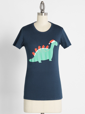 Prehistoric Holiday Graphic Tee