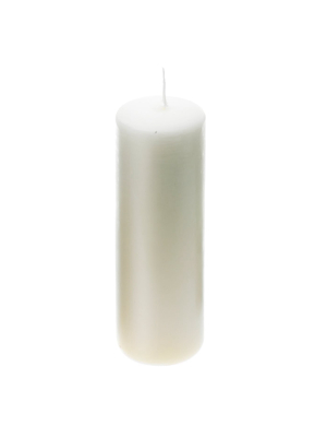 Ivory Pillar Candle 5cm X 12cm