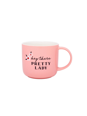 15oz Stoneware Hey There Pretty Lady Mug - Parker Lane