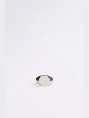 Hexagonal Signet Ring