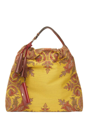 Etro Paisley Pouch Detail Tote Bag