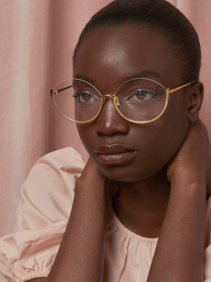 Rae Cat Eye Optical Frame In Rose Gold