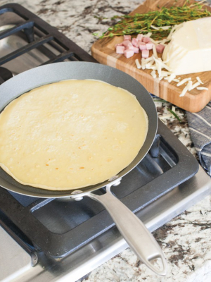 Nordic Ware 03460 Traditional French Steel Crepe Pan, 10-inch