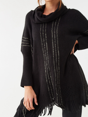 Metallic Trim Sweater