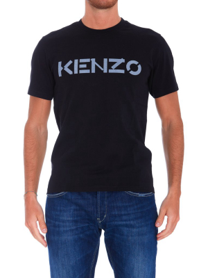 Kenzo Logo Print Crewneck T-shirt