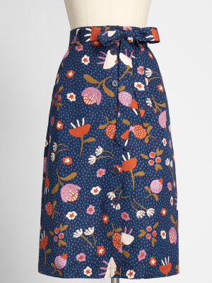 Modcloth X Princess Highway Midi Skirt