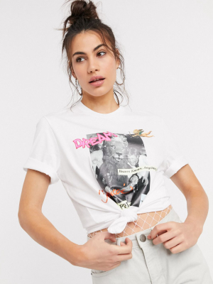 Fiorucci Studio 54 Graphic T-shirt In White