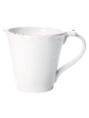 Vietri Lastra Fish White Mug