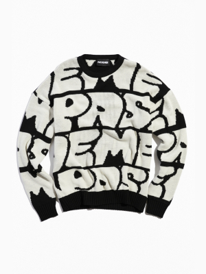 Pas De Mer Graffiti Knit Sweater