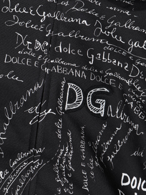 Dolce & Gabbana Kids Dadaism Logo Print Hoodie