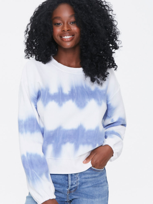 Tie-dye Fleece Sweatshirt