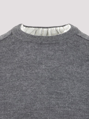 Maison Margiela Ripped Detail Knit Jumper